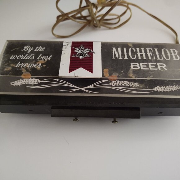 ILLUMINATED BAR SIGN MICHELOB BEER ANHEUSER BUSCH INC 304-111 PRICE BROTHERS INC - Picture 14 of 14